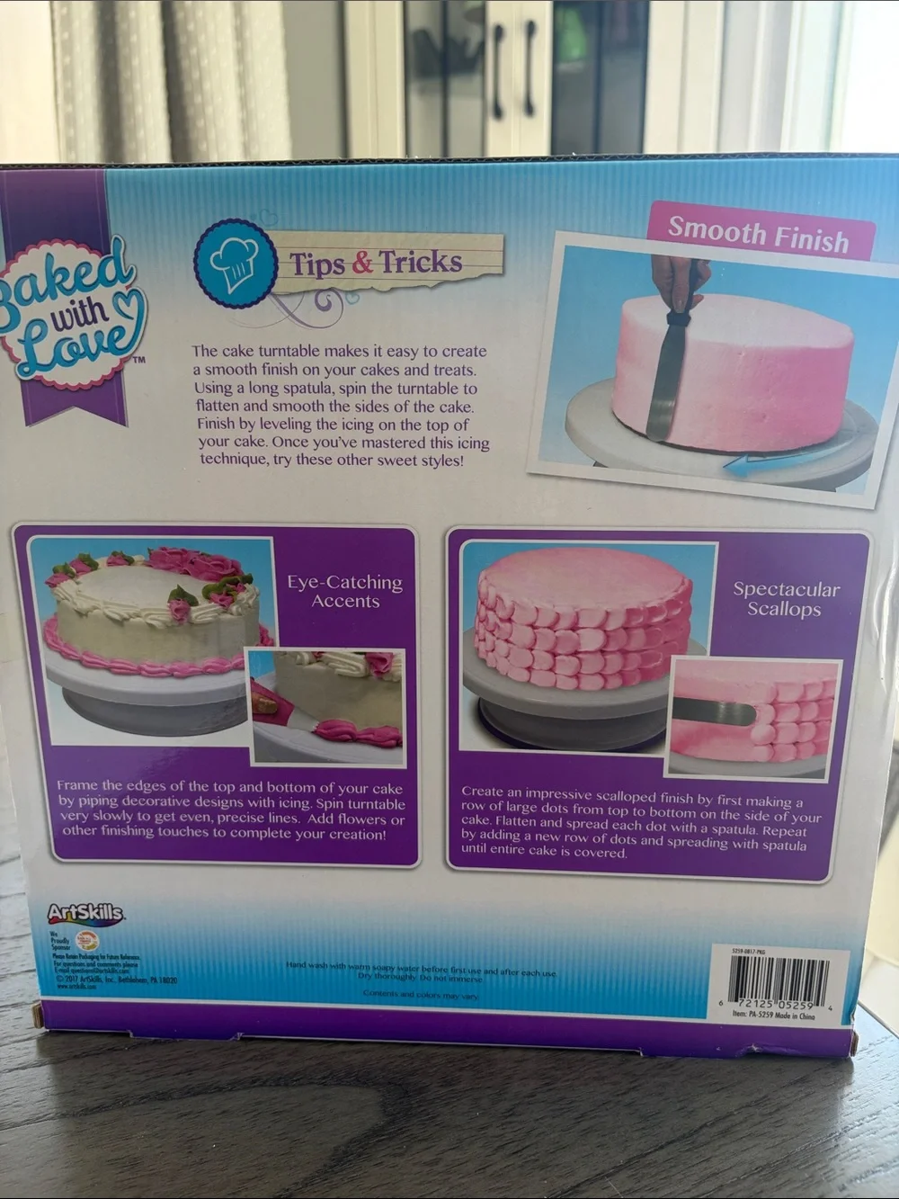 Round Cake Turntable - Spinning Decorating Platform